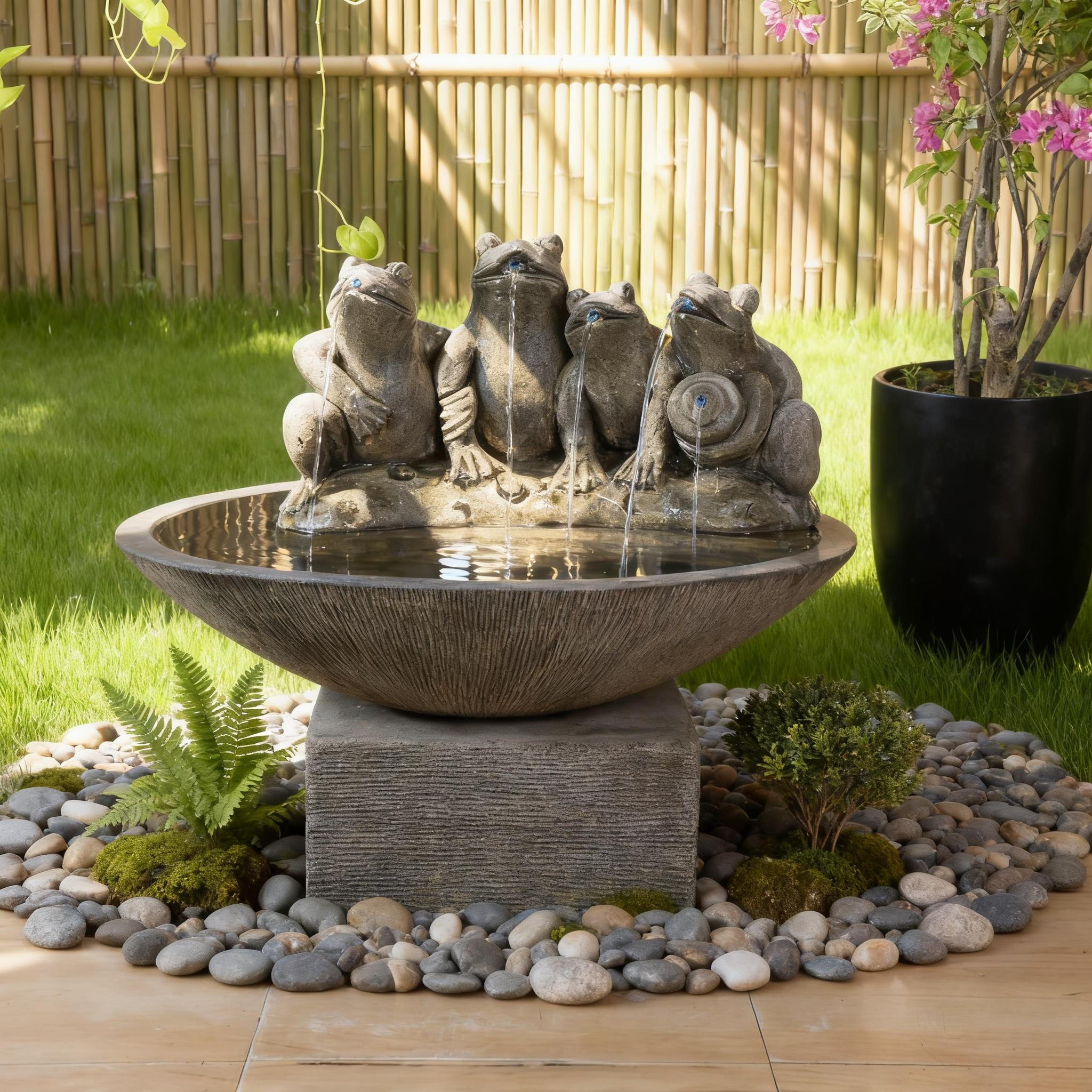 Frog in the Pond Fountain