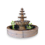 Monaco Fountain With Pond & Surrounds