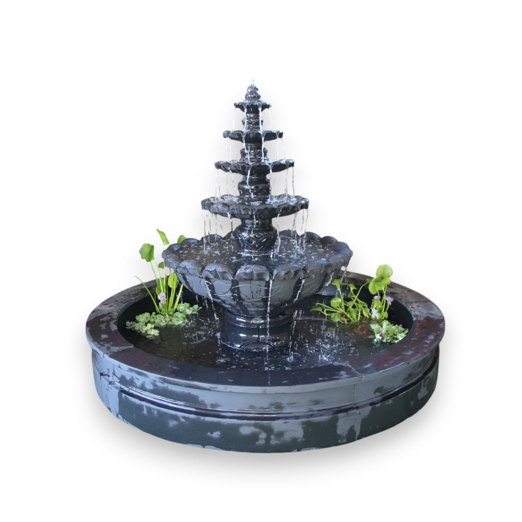 Monaco Fountain With Pond & Surrounds