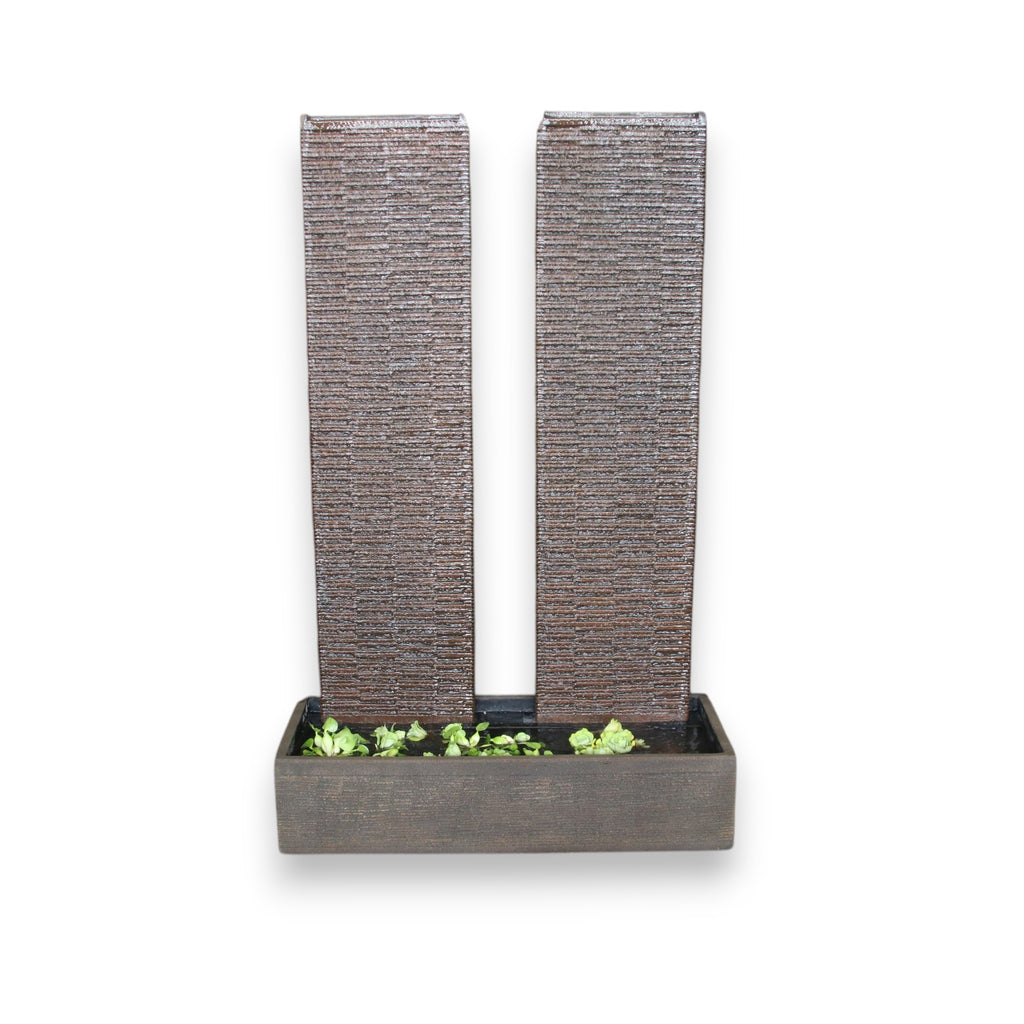 Twin Ripple Wall Fountain