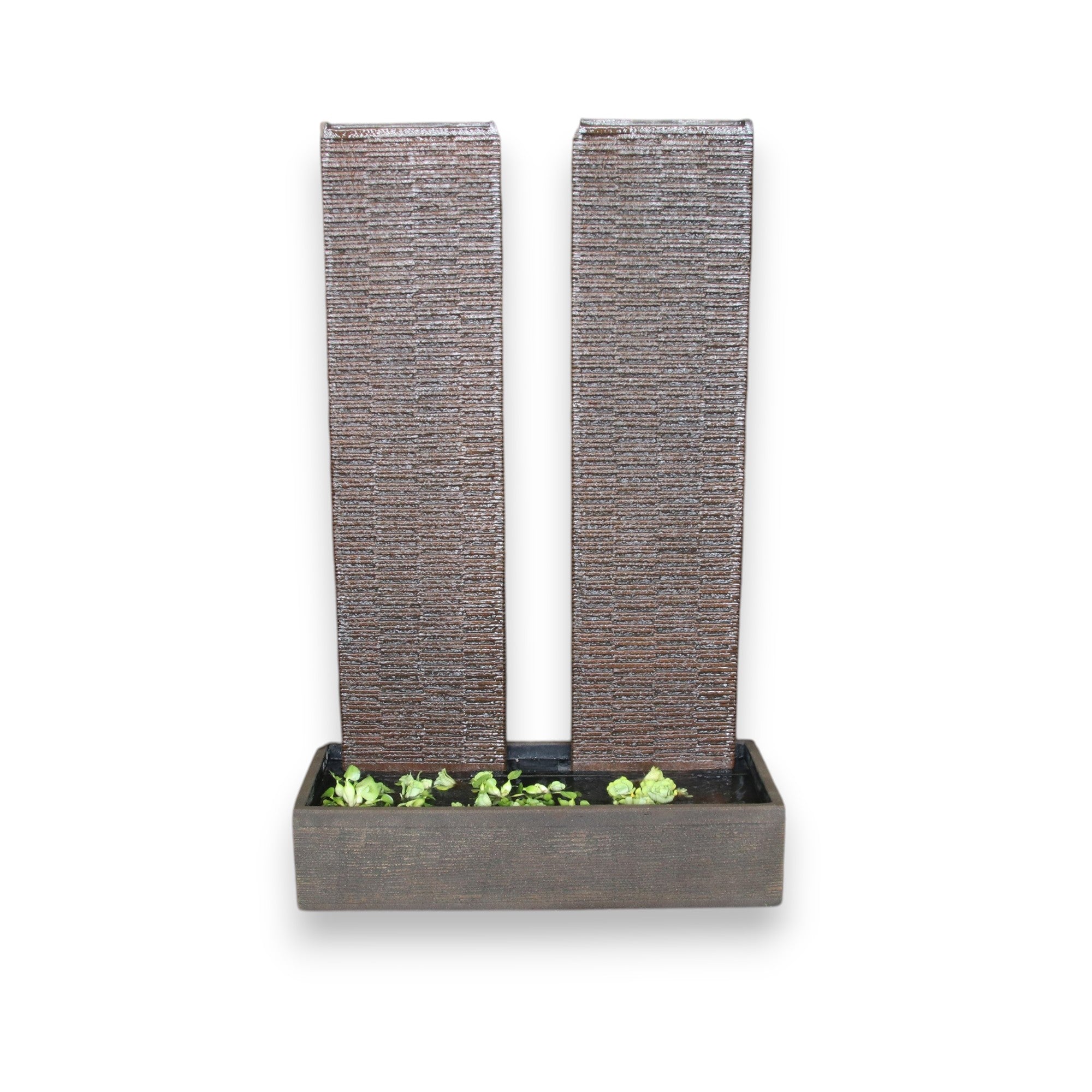 Twin Ripple Wall Fountain