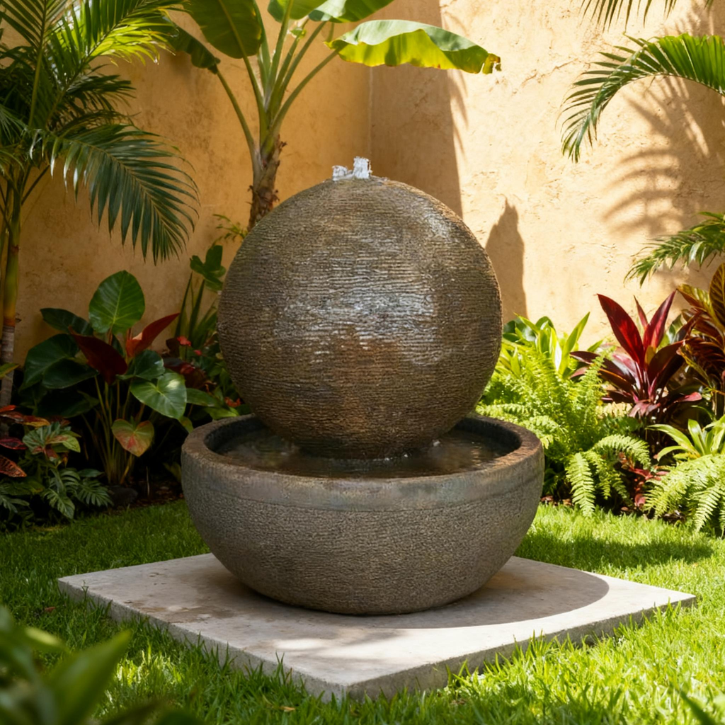 Luna Bowl Fountain - medium