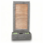 Zig Zag Copper Wall Fountain