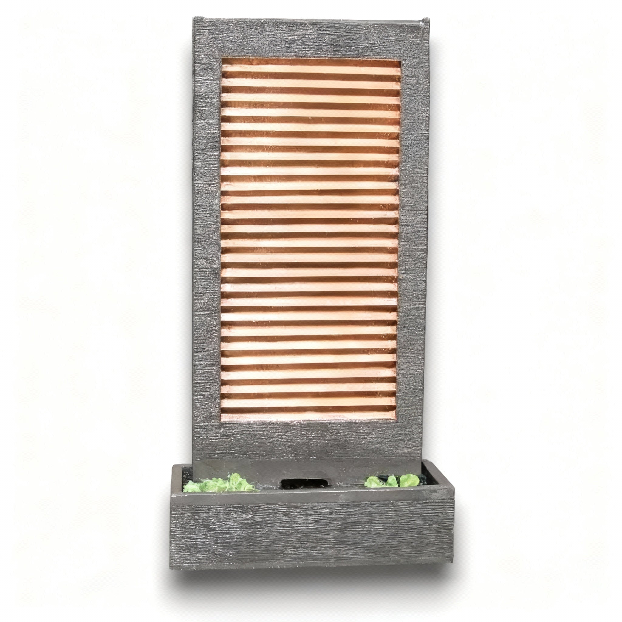 Zig Zag Copper Wall Fountain